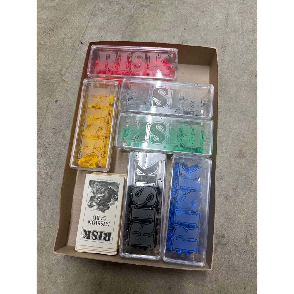 Parker Brothers Risk Game Pieces 1993 Multi Replacement Army Mission Cards